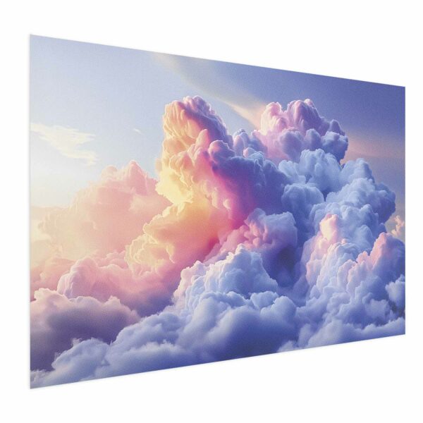 Poster - Clouds Like Painted: Artistic Dawn Brushes Painting the Sky