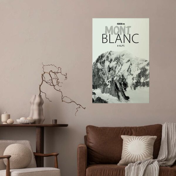 Poster - Mont Blanc – Bild 2