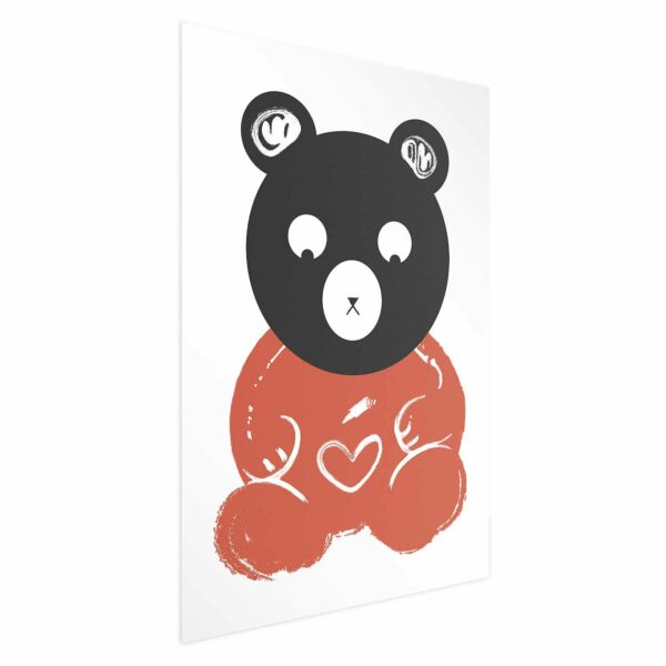 Poster - Thoughtful Bear