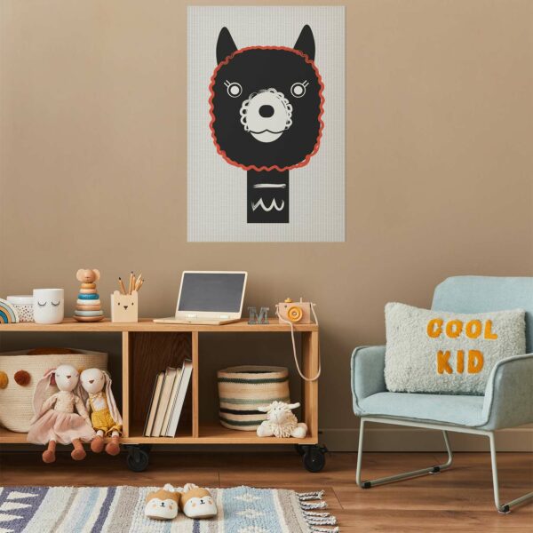 Poster - Decorative Alpaca – Bild 2