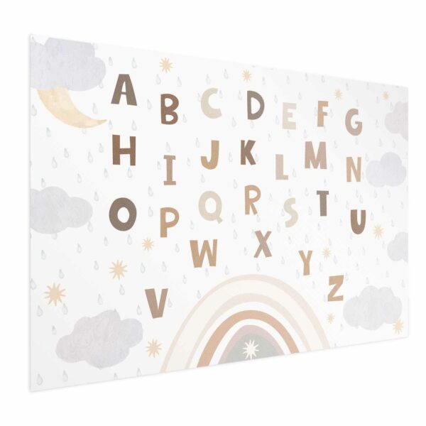 Poster - Letters in Muted Colors