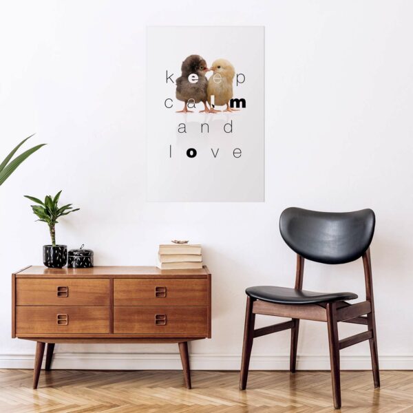 Poster - Keep Calm and Love – Bild 2