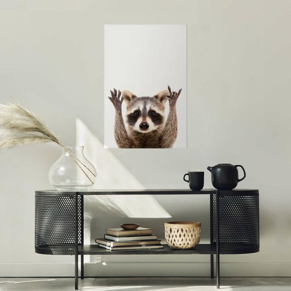 Poster - Raccoon – Bild 2