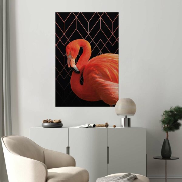 Poster - Flamingo Solo – Bild 2