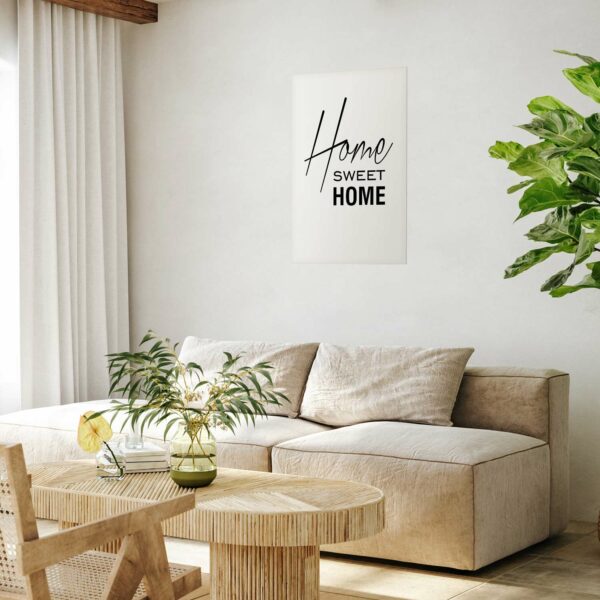 Poster - Black and White: Home Sweet Home – Bild 2